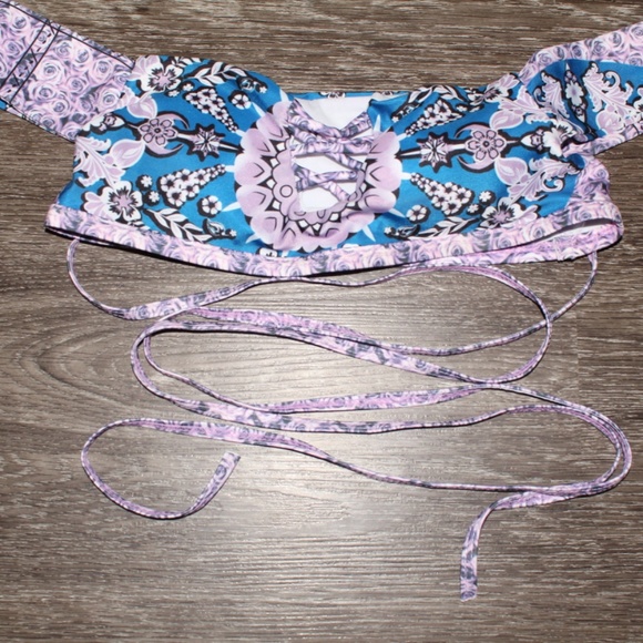 Zaful Swim Wrap Around Bikini Set Size M - Picture 2 of 6